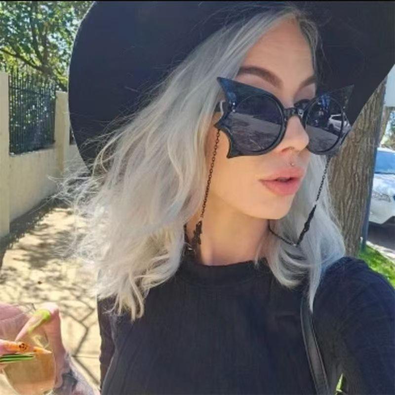 Bat Shaped Sunglasses Novelty Eyewear For Men Women And Kids UV400 Protections