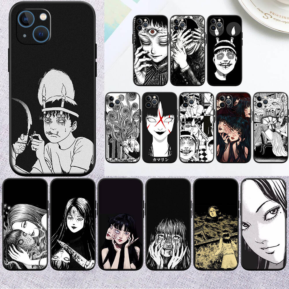 MH79 Junji Ito Tomie Phone Shell Case for iPhone 7 8 11 12 13 14 15 16 17 16E XS Pro Max XR X SE Air