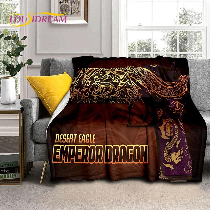 Rifle Pistol Cartridge USP,AK,AWP,M4,3D Gun Knife Blanket,Soft Throw Blanket for Home Bedroom Bed Sofa Picnic Cover Blanket Kids