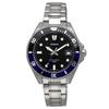 CASIO Standard Analog Watch MDV-10D-1A2V Boys Girls Black x Blue Bezel Metal Band Overseas Model
