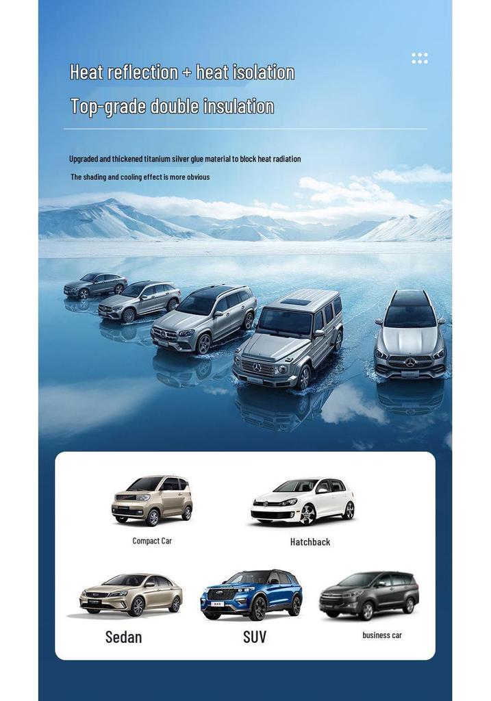 Citroën Sunshade: C6 Tianyi, C5 Versailles, C5X, C3XR, Elysee Windshield Cover & Sun Block Curtain