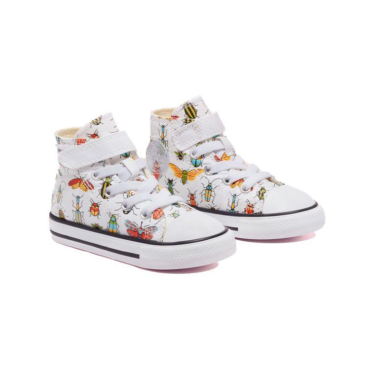 Детские кроссовки Converse Chuck Taylor All Star High TD A Bugs World White Natural-Ivory — фото 3