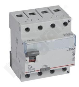 4P 63A 0.03A Differential Circuit Breaker Type A P304 TX3 411766