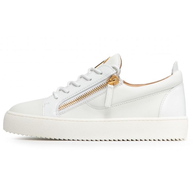 

Giuseppe Zanotti Frankie Low White Мужские кроссовки RU00010004