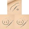 Water Drop Bridal Jewelry Set With Colorful Water Drill For Fashion Women