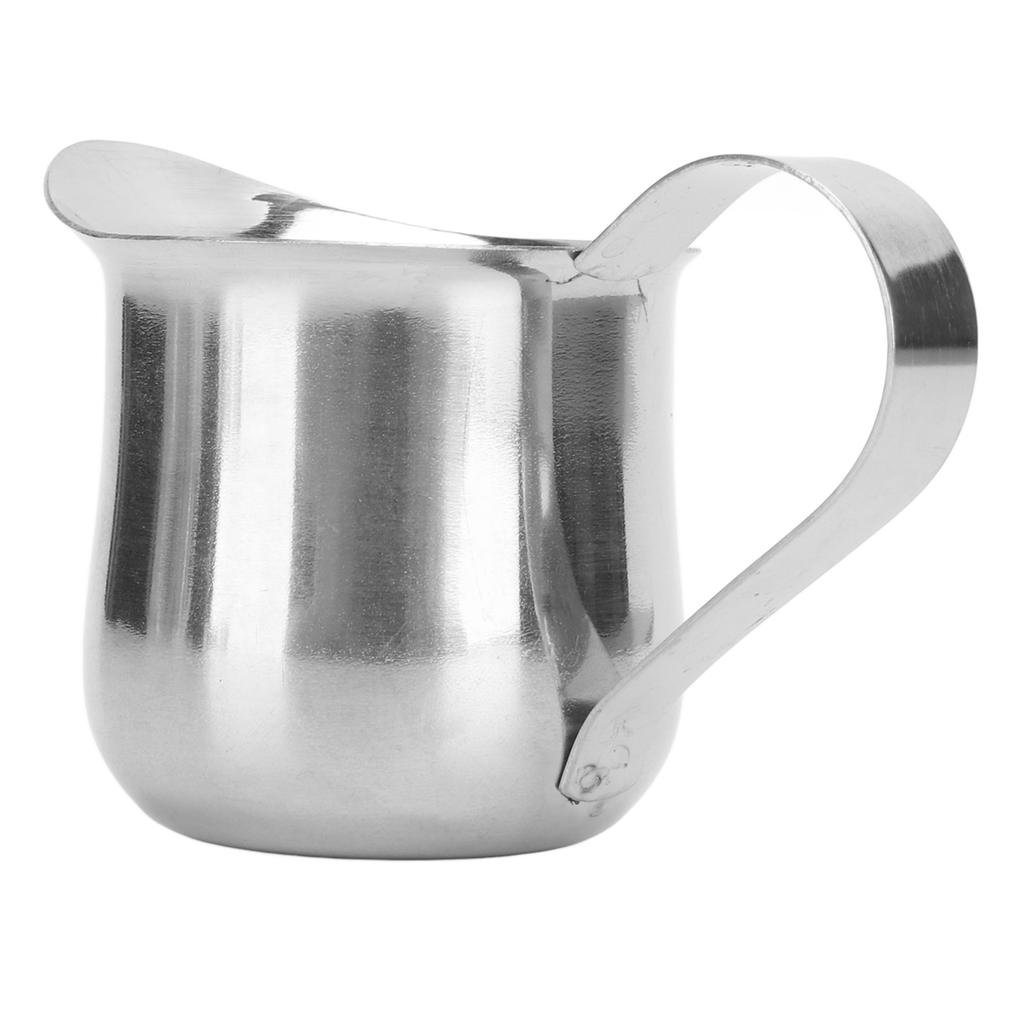 Milk Frothing Pitcher Stainless Steel Ergonomic Milk Frothing Cup Jug Steaming Pitcher for Coffee