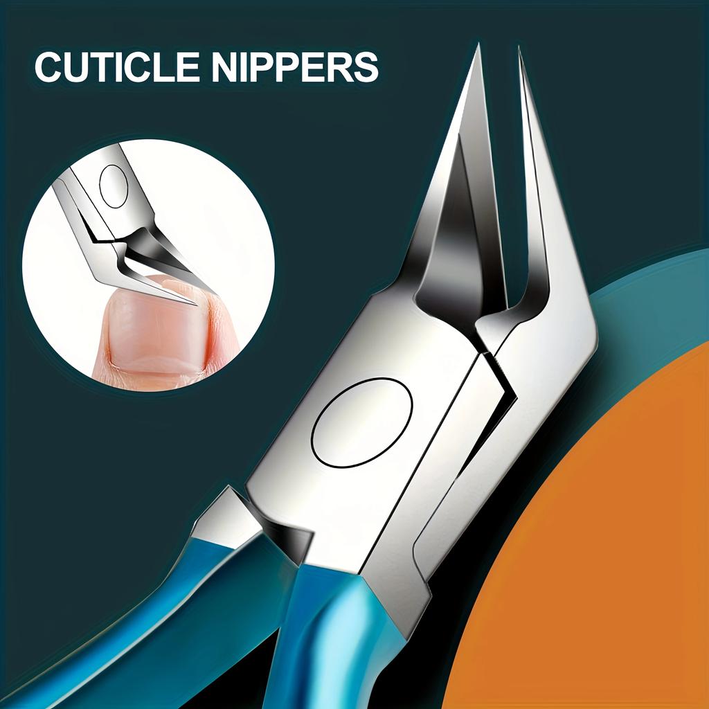 1 Classic Stainless Steel Nail Clipper, Sharp and Precise Nail Clippers, Straight Blade, Suitable for Home Nail and Foot Repairs