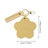 Rotate Small Mirror Stars Shape Makeup Mirror PU Leather Colorul Star Keychain  Graduation Gift