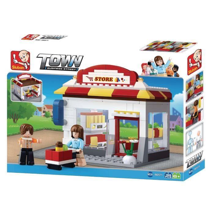 Briques Compatibles Lego - Construction - La ville Serie Community CVS - Sluban