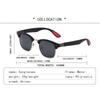 Fashion Trendy Men's High-end Sunglasses Anti-glare Toad Mirrors Driver Driving Polarized Sunglasses