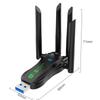 5G Wifi Adapter WiFi Usb 3.0 Adapter 1300Mbps Wireless Network Card Wifi Dongle Receiver Lan Ethernet Adaptor For Pc Laptop