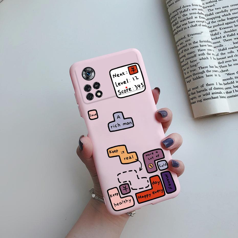 For Xiaomi Poco X4 Pro 5G Case Cute Cartoon Back Cover Soft Silicone Phone Case For Xiaomi Poco X4 X 4 PocoX4 Pro X4Pro 5G Funda