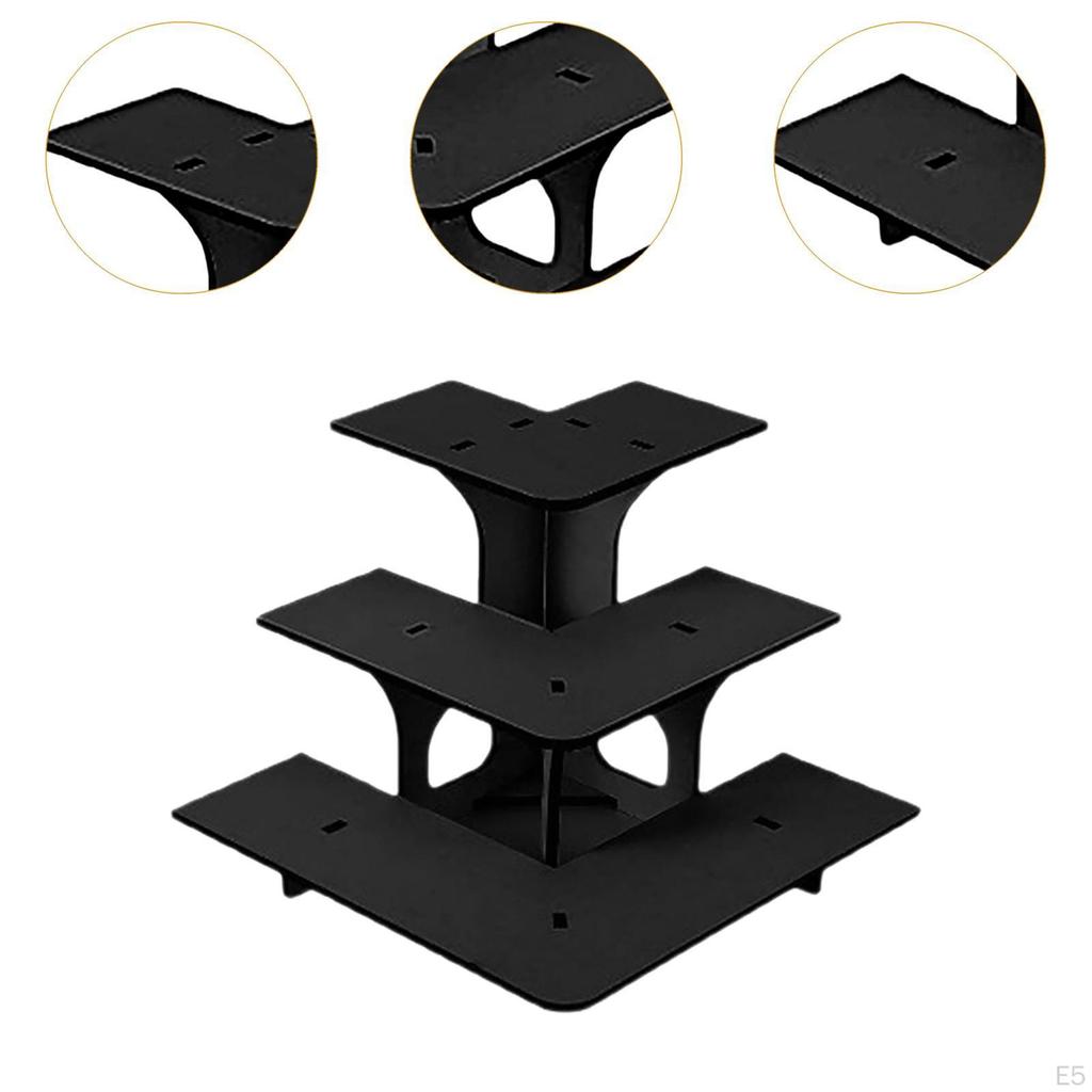 3 Tier Corner Display Rack with Shelves for Craft Shows And Markets