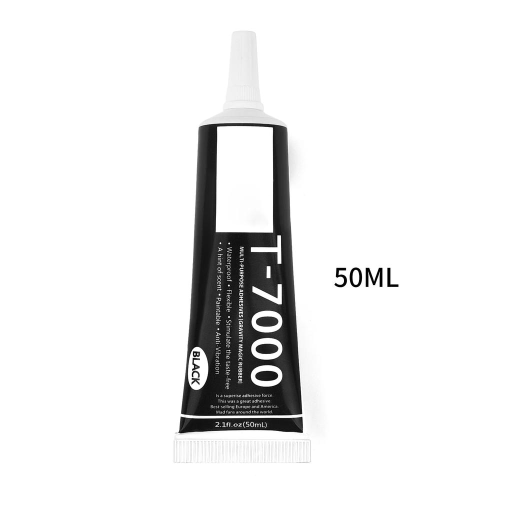 1Pcs 15/50/110ML T7000 Black Contact Cellphone Tablet Repair Adhesive Electronic Components Glue With Applicator Tip