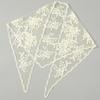 Eleganter Spitzenschal Aushöhlmuster Stickerei Foulard Bandana Einfarbig Dreieckstuch Dünne Vintage Taschentücher für Haare Frau