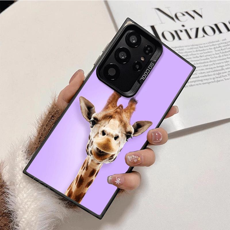 Giraffe Animal Pattern Shockproof Phone Case for Samsung Galaxy S26 Edge S25 Ultra S24 FE S23 Plus S21 Cover Anti Fall Fundas