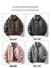 Men's 2025 Spring Fashion Lapel Motorcycle Leather Jacket - Korean Style Retro American Street Outerwear
