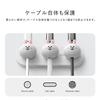 Cable Holder for Various Cables Line Friends Official Licensed Goods Cute Magnetic Button Clip Included Slim Cable Organizer Desk Adhesive Pad