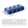 AZP2  4pcs Car Wheel Tire Valve Stems Cap Dustproof Protection Cover For Mercedes Benz AMG C180 C300 W124 W176 W177 C200 C260 GLC CLE