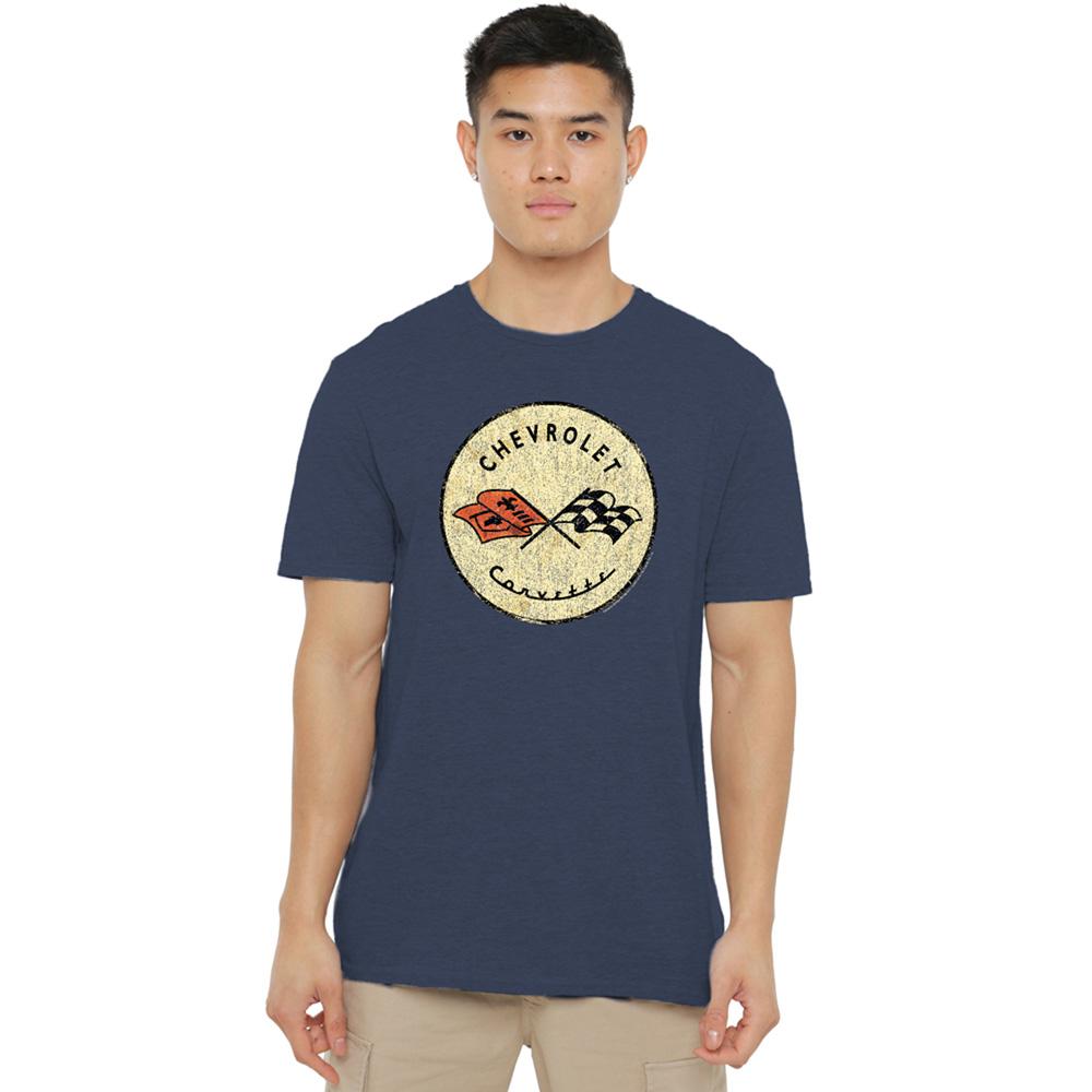 Chevrolet Unisex Adult Old Vette Heather T-Shirt