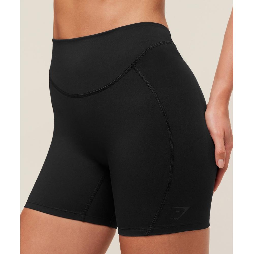 Gymshark Lifting Dipped Waistband Short Black B4b8x Bb2j
