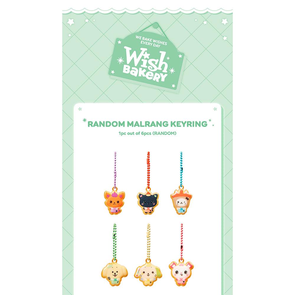 [pre-order] NCT WISH Wish Bakery MD RANDOM MINI ACRYLIC CHARM, RANDOM MALRANG KEYRING, RECIPE BOOK