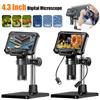 4.3 Inch Digital Microscope 1000X Magnification Coin Microscope PC View Soldering Microscope for Electronics Repair