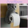Katten Papierhouder Hars Schattig Kattenontwerp Wandmontage Tissue Dispenser Voor Badkamer Decor