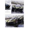 1/22 Lamborghini V12 Vision GT Gran Turismo Alloy Concept Sports Car Model Diecasts Metal Simulation Toy Car Model Sound and Light Kids Gift