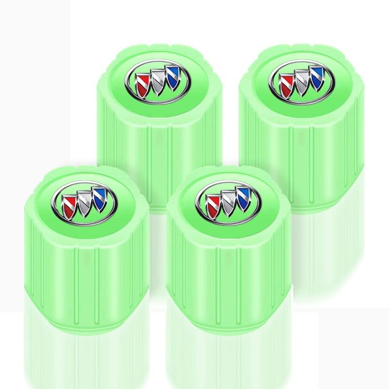 Luminous Car Tire Valve Caps Fluorescent Motorcycle Wheel Tyre For Buick Encore Regal Lacrosse Enclave Avenir Cascada GL8 Envision Anthem