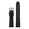 Curved End Rubber Strap 20mm Silicone Suitable For Omega X S-watch Joint MoonSwatch Men Women Waterproof Bracelet