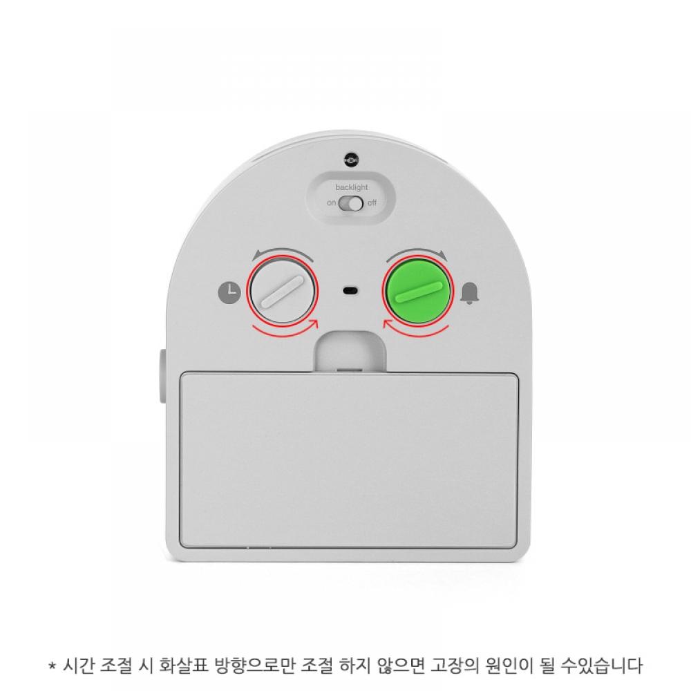 Braun BC22G Klassischer analoger Crescendo-Alarm, geräuscharmer öffentlicher Tischwecker