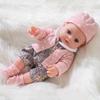 30cm Reborn Baby Girl Doll - Soft Vinyl Soothing Toy for Children