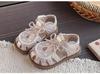 2026 Adorable Pearl Flower Baby Soft Sole Non-slip Closed-toe Sandals
