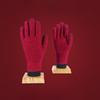 Knitted Encore Red Gloves for Women In Winter Warm and Cold Thickened Solid Color Versatile Bike Touch Screen Split Finger Gloves