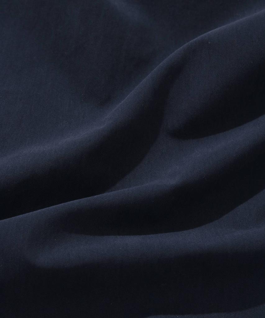 Covernat Woman Collared Half-Sleeve Dress Navy