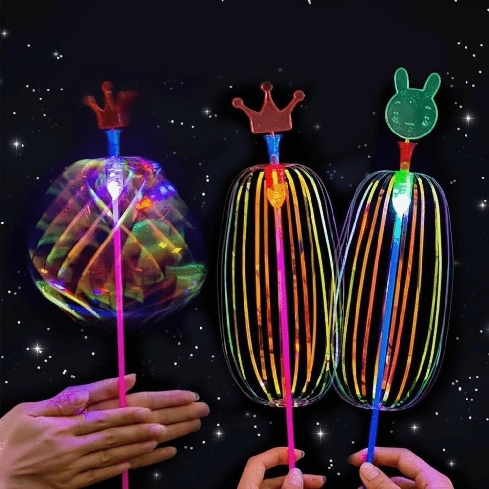 Colorful Luminous Magic Stick Shining Light Light Wand Stick New LED Bubble Wand  Entertainment