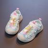 New children's sports shoes for boys and girls, anti-kick, anti-collision, breathable mesh shoes, Korean style casual shoes for older children and