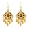 Water Drop Flower Earrings, Elegant National Style, High-end Earrings for Women