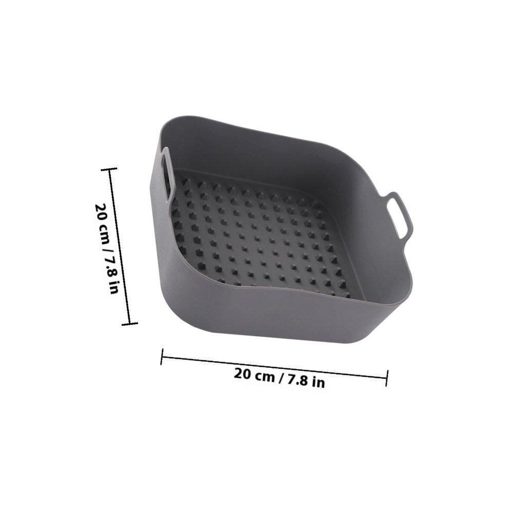 Reusable Air Fryer Silicone Liner Nonstick Heat Resistant Cooking Baking Tool Household Accessories Air Fryer Silicone Liner