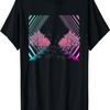 Sakura Synthwave  90s Vaporwave Cherry Blossom T-Shirt