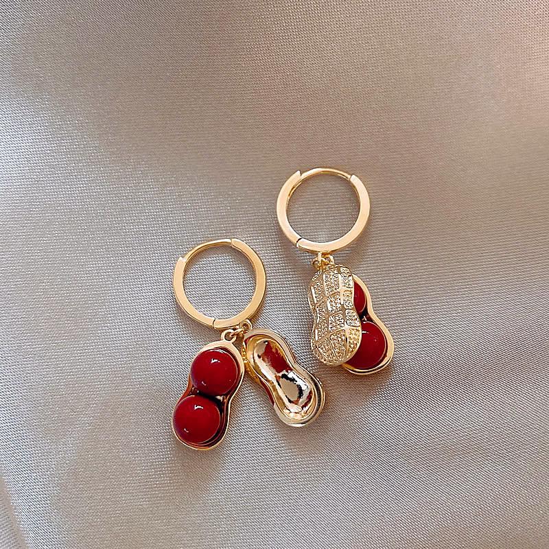 Vintage Luxe Anke La Red 925 Silver Earrings Zircon Studs Minimalist Elegant Fashion Jewelry For Women