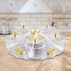 Candy Nut Serving Tray Dry Fruit Holder and Dishes Snack Platter Luxury Condiment Box for