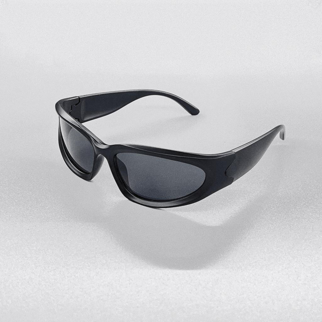 Y2K Sport Sunglasses UV400 Windproof Retro Bike Glasses for Men Women Trendy Eyewear Shades