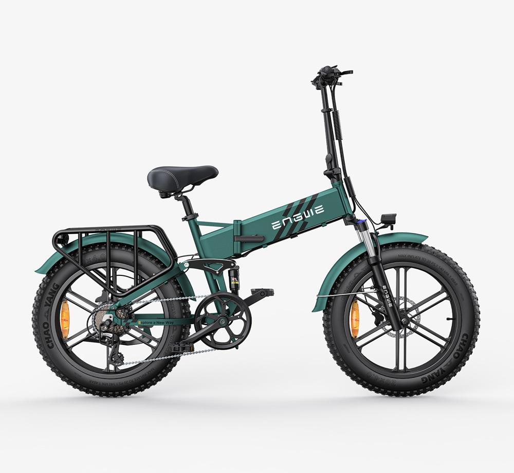 ENGWE ENGINE PRO 2.0 750W 52V 16AH Electric Bike Fat Tire Full Suspension Hydraulic Brake 8-Speed Shimano E-Bike