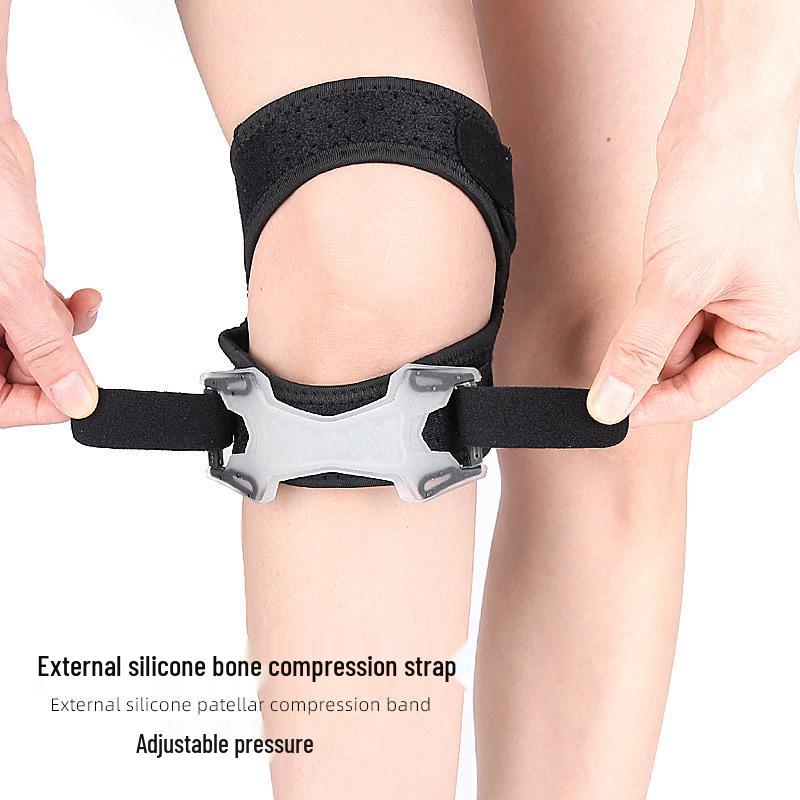 Double-Way Adjustable Sports Compression Patella Strap for Running, Basketball, Fitness, and Mountain Climbing.