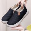 Women's Autumn Non-slip Leather Casual Mom Shoes - Thick Sole Old Beijing Style
