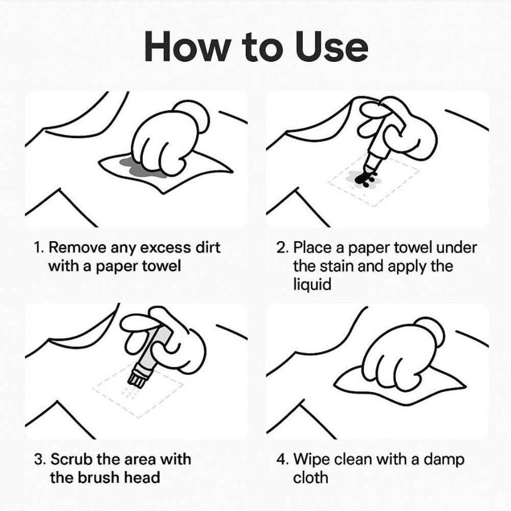 With Brush Head Oil Remover Stick Water-free Emergency Stain Remover Stain Remover Pen  Dating