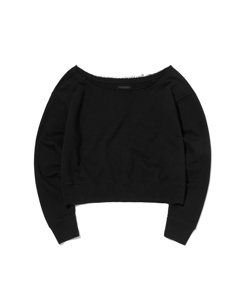 Seuweideu Sunny One Shoulder Crewneck [Black]