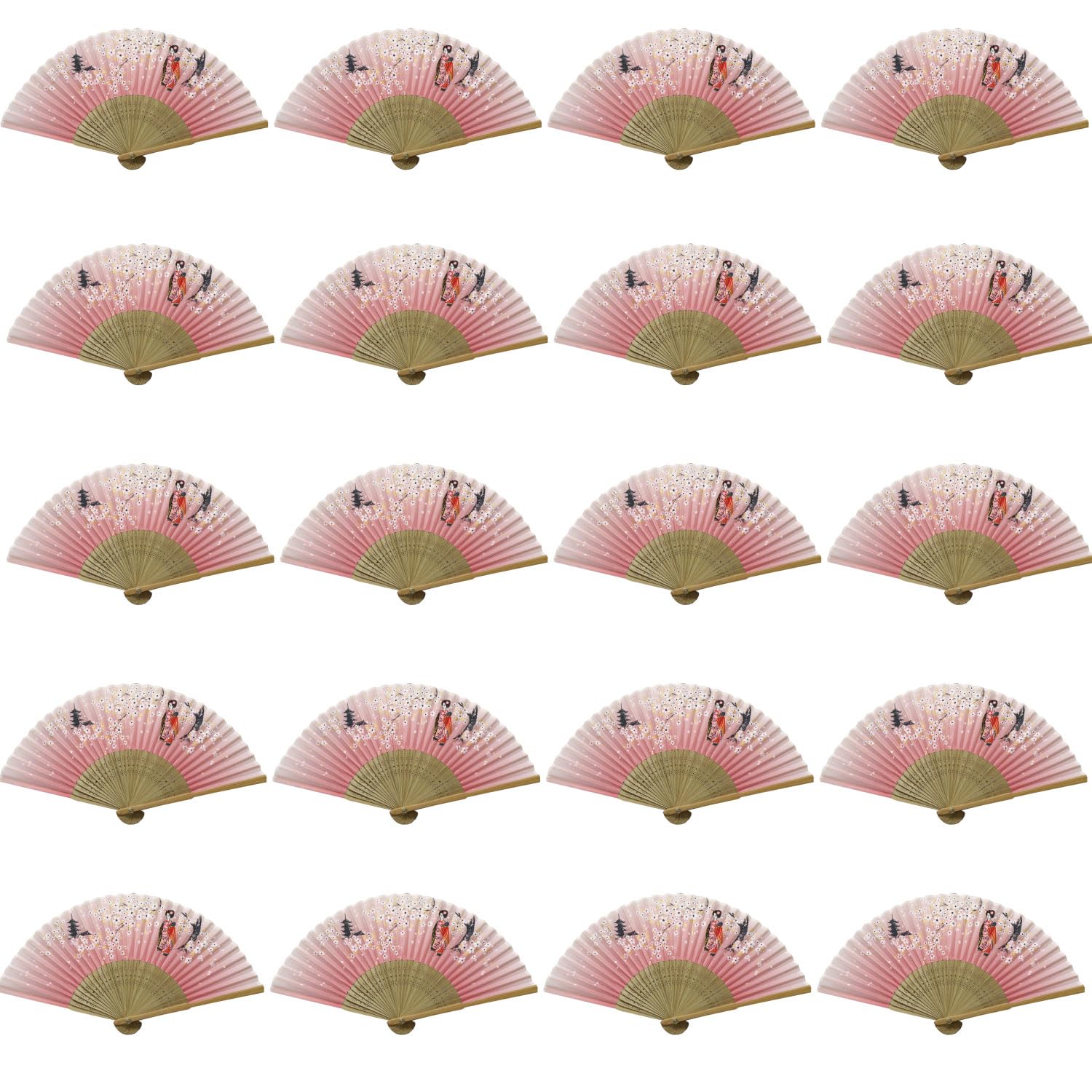 

Castle Enterprise S Премиум Ручной Работы Веера Блоссом и Майко Набор из 20 штук Оптом Отличный Японский Сувенир для Иностранцев [Вишня (розовый)] - Покупка,